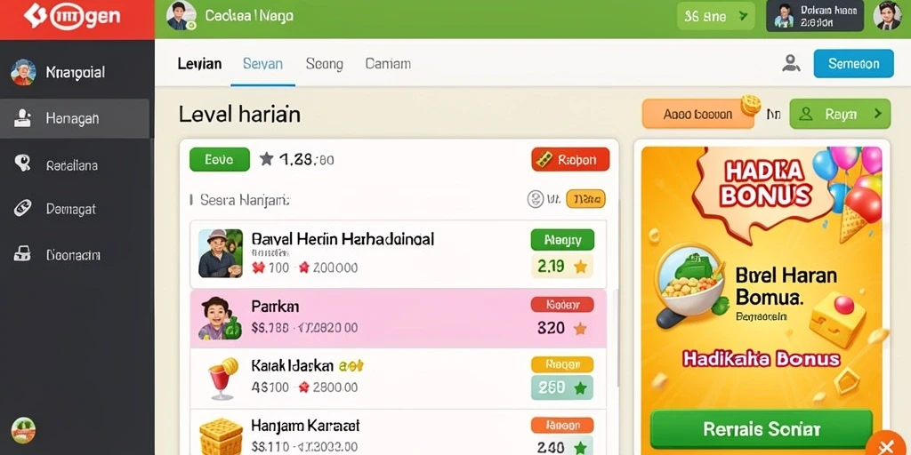Tampilan antarmuka yang menarik dan intuitif.