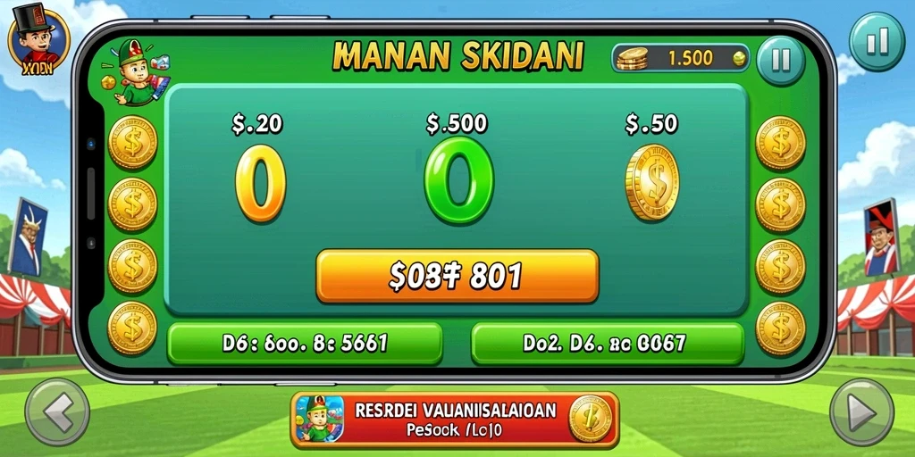 Tampilan menu utama yang ramah pengguna.