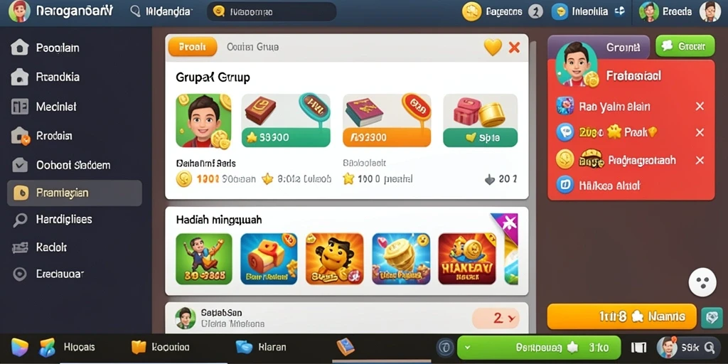 Screenshot menunjukkan antarmuka utama INATOGEL yang menarik.