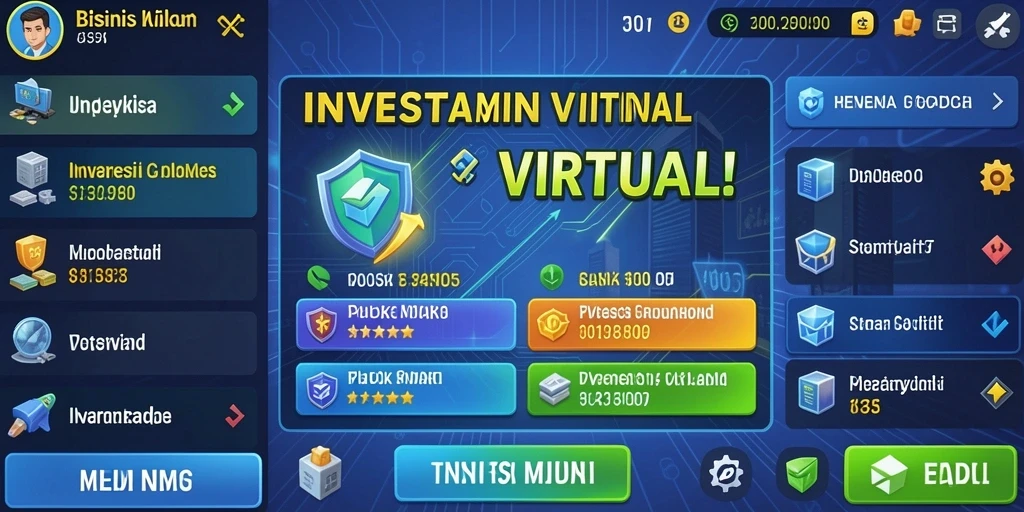 Tampilan menu utama yang menarik.