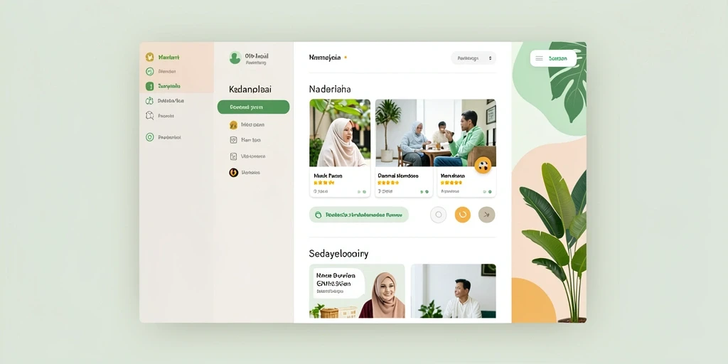 Tampilan antarmuka yang sederhana dan menarik.