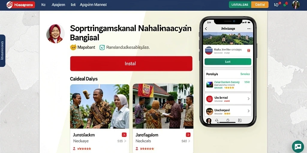 Tampilan antarmuka yang user-friendly.
