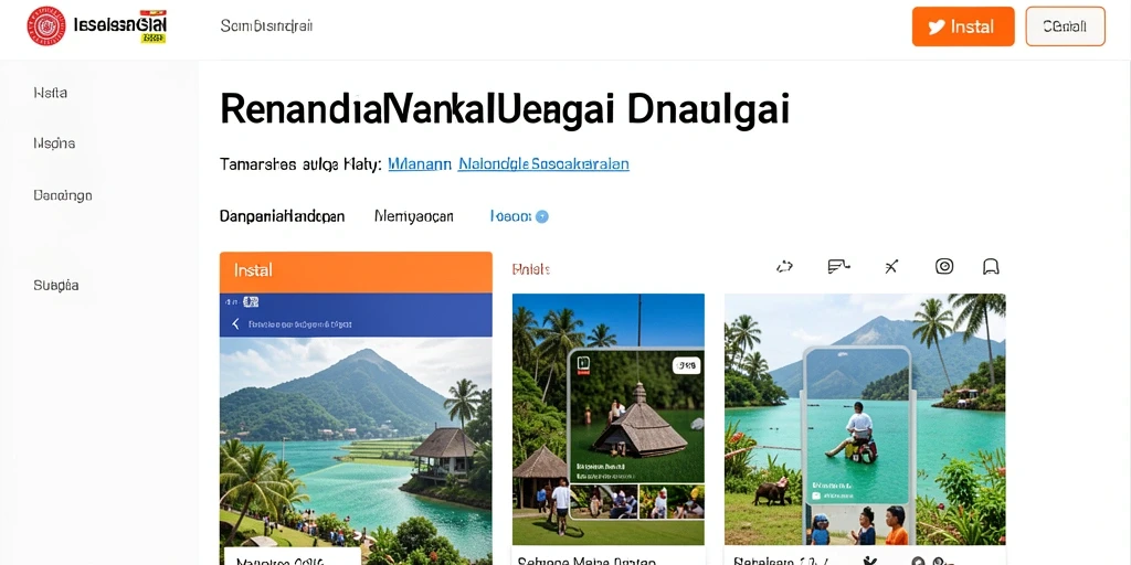 Tampilan antarmuka yang menarik dan modern.