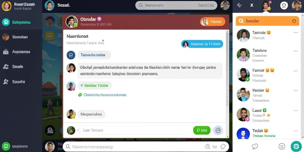 Screenshot aplikasi MAXSERU menampilkan antarmuka permainan yang menarik.