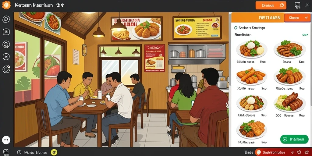 Tampilan antarmuka yang menarik dan user-friendly.