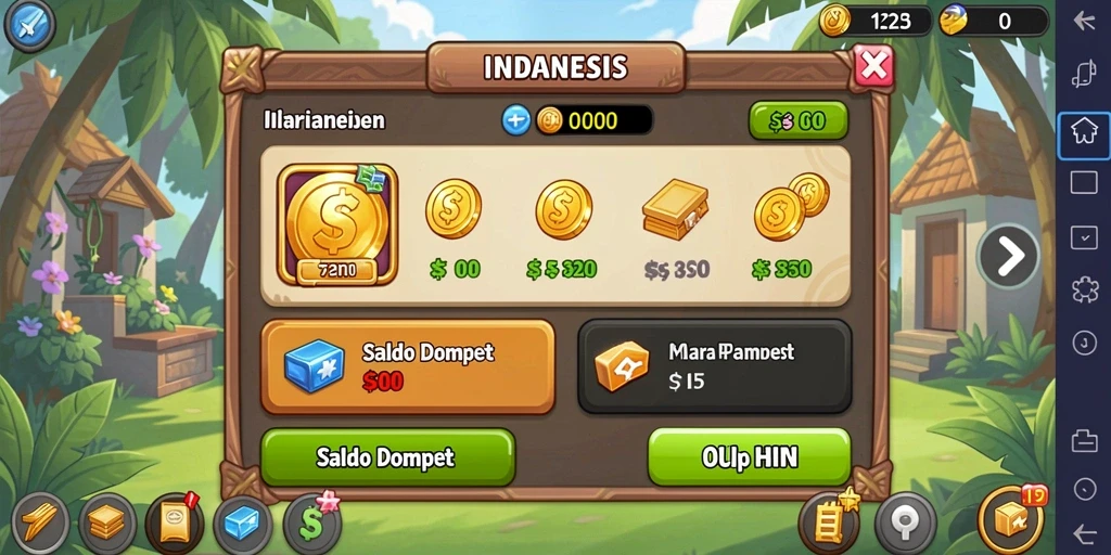 Tampilan antarmuka pengguna yang intuitif.