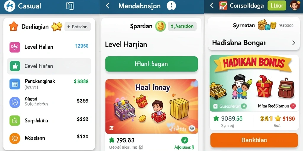 Tampilan antarmuka yang menarik dan modern.