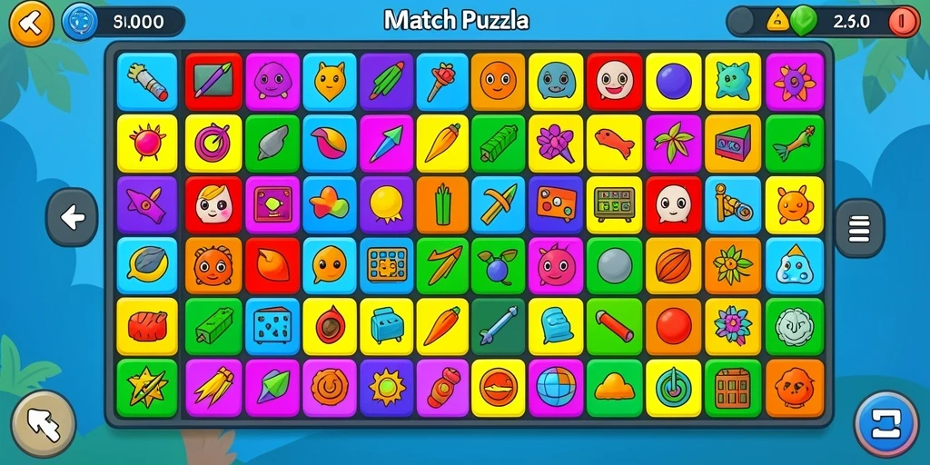 Tampilan awal game yang menawan dan interaktif.
