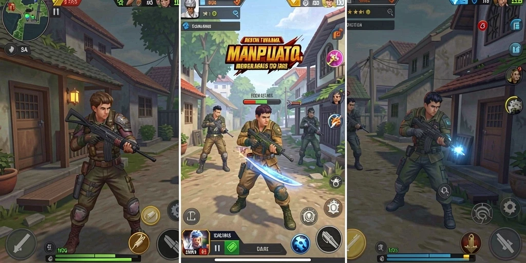 Tampilan antarmuka aplikasi yang modern dan menarik.
