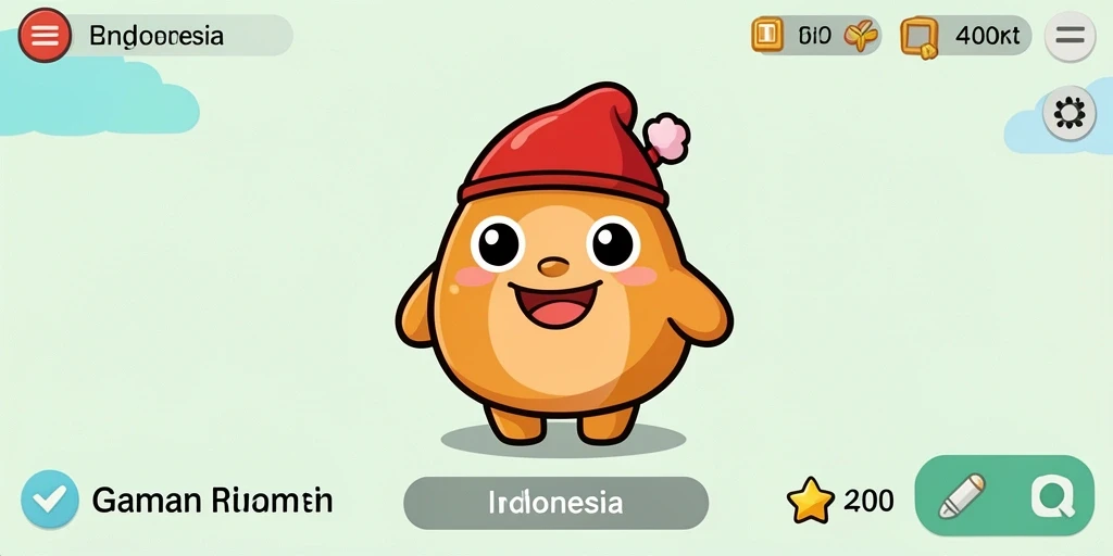 Tampilan antarmuka aplikasi yang menarik.