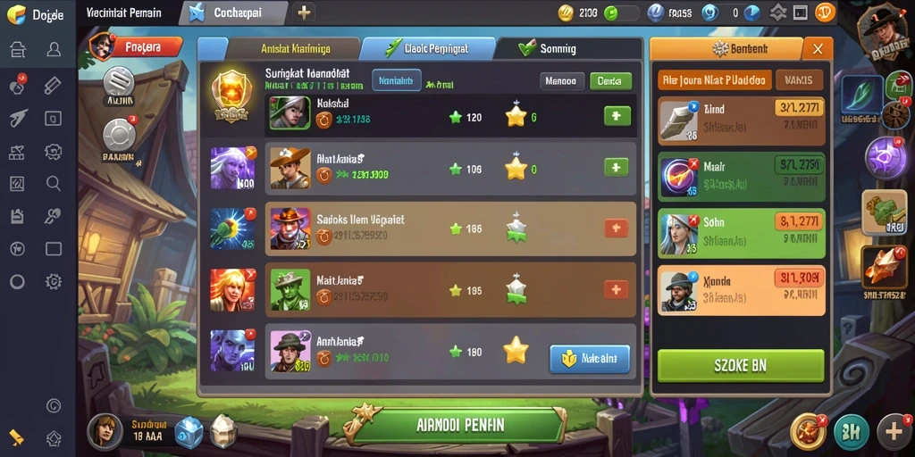 Tangkapan layar menunjukkan gameplay yang menarik.